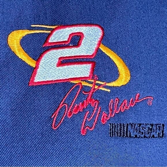 VINTAGE NASCAR Rusty Wallace Sleeveless Button Down - Picture 3 of 12